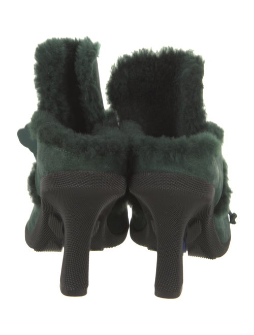 Burberry Suede Mules