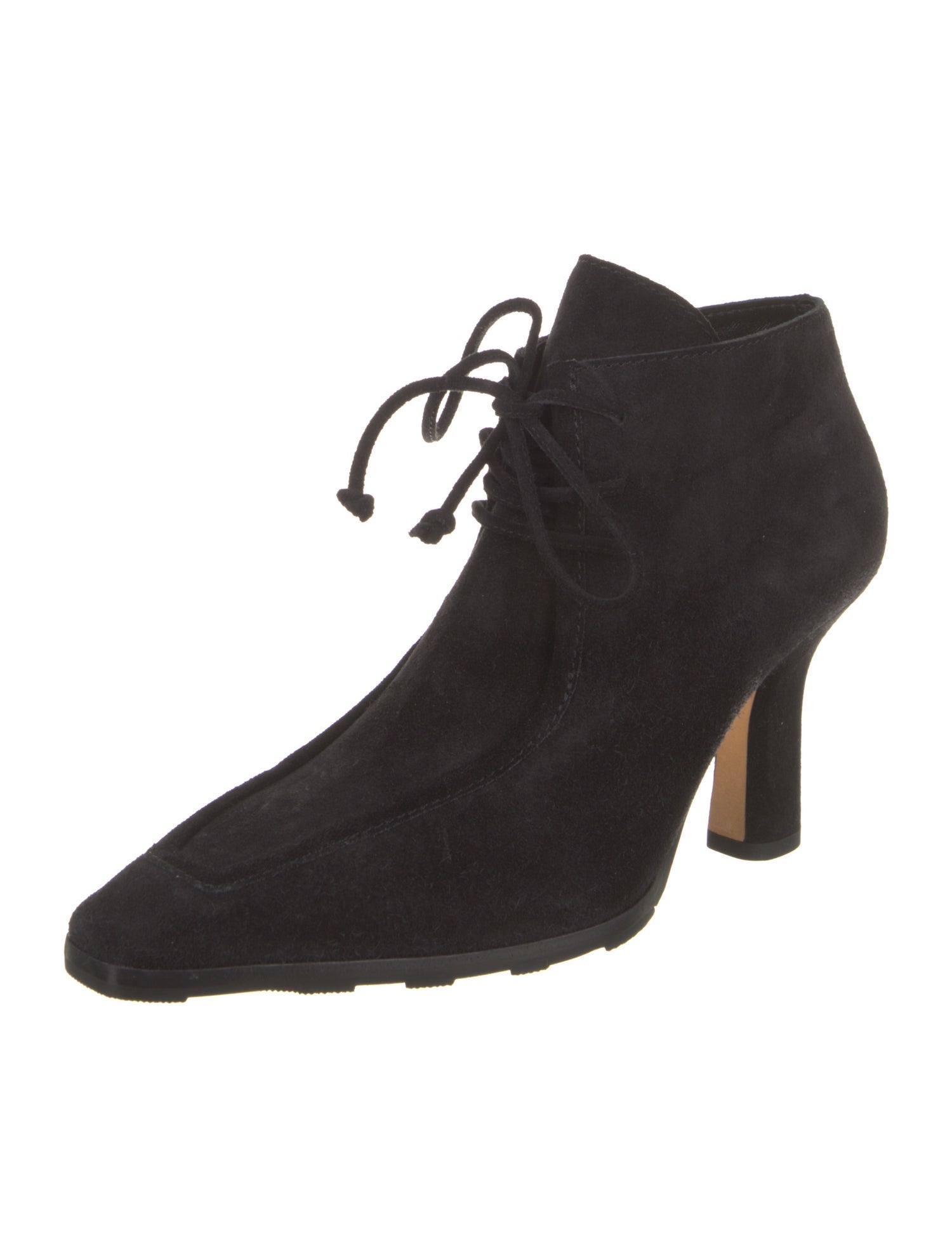 Burberry Suede Lace-Up Boots