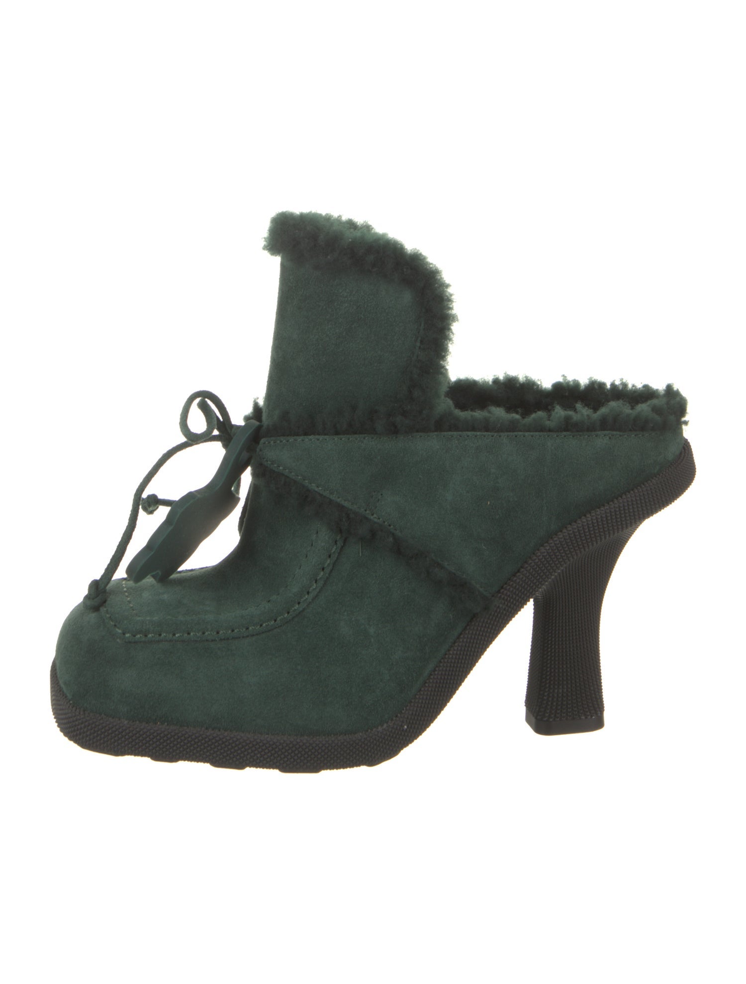 Burberry Suede Mules