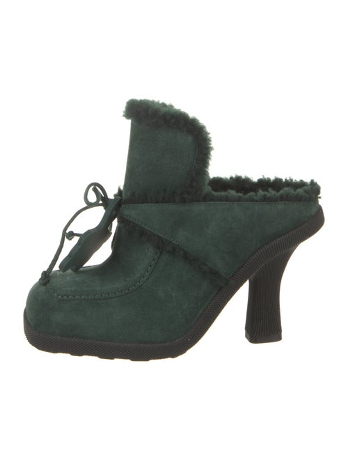 Burberry Suede Mules