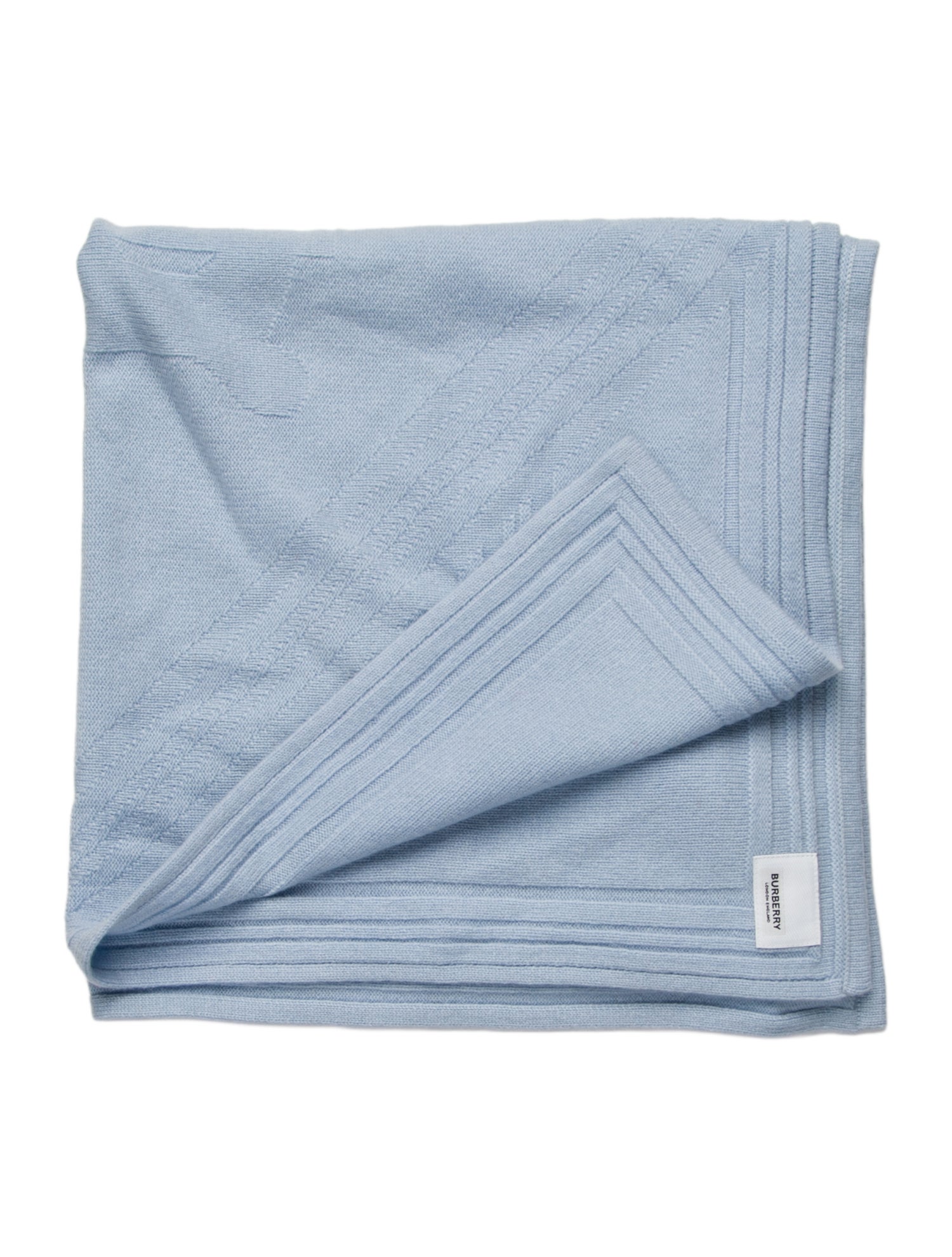 Burberry TB Diamond Cashmere Baby Blanket w/ Tags