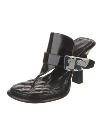 Burberry Leather Slides