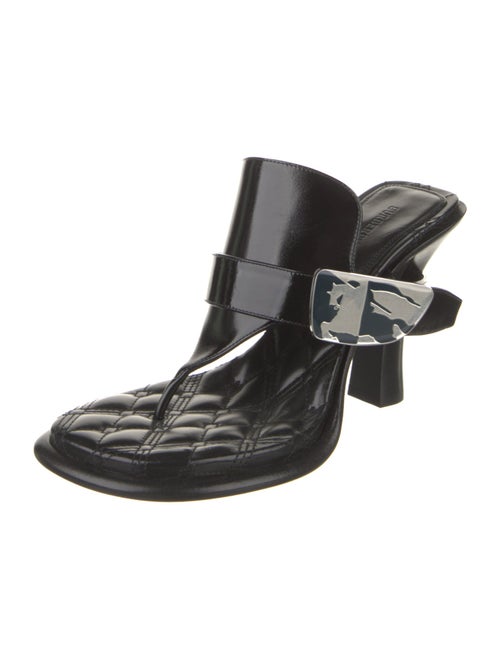 Burberry Leather Slides