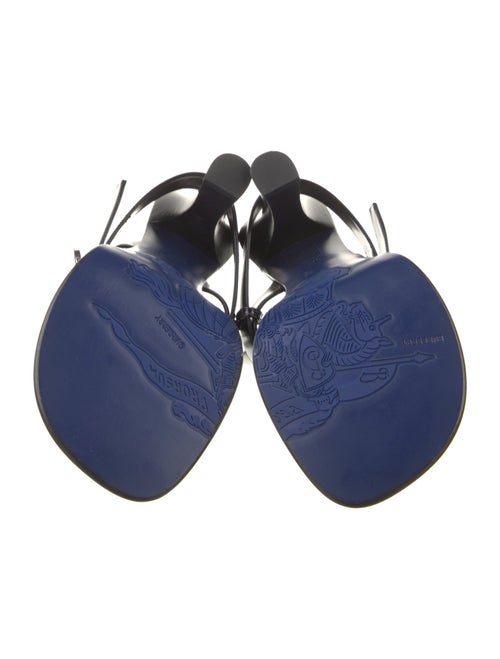 Burberry Leather Slides