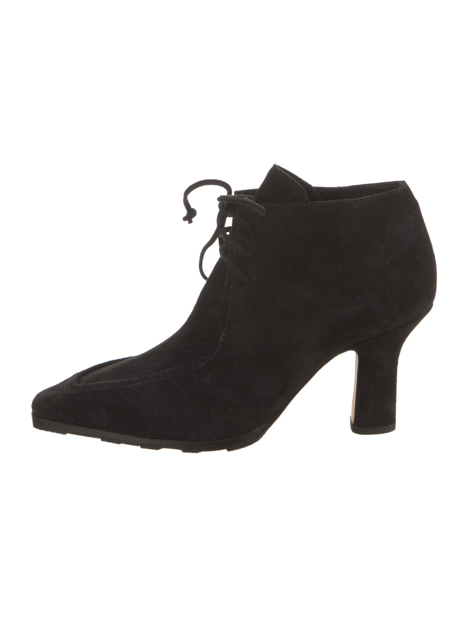 Burberry Suede Lace-Up Boots