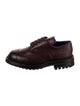 Burberry Leather Lasercut Accents Oxfords