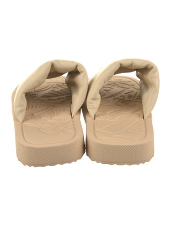 Burberry Leather Slides