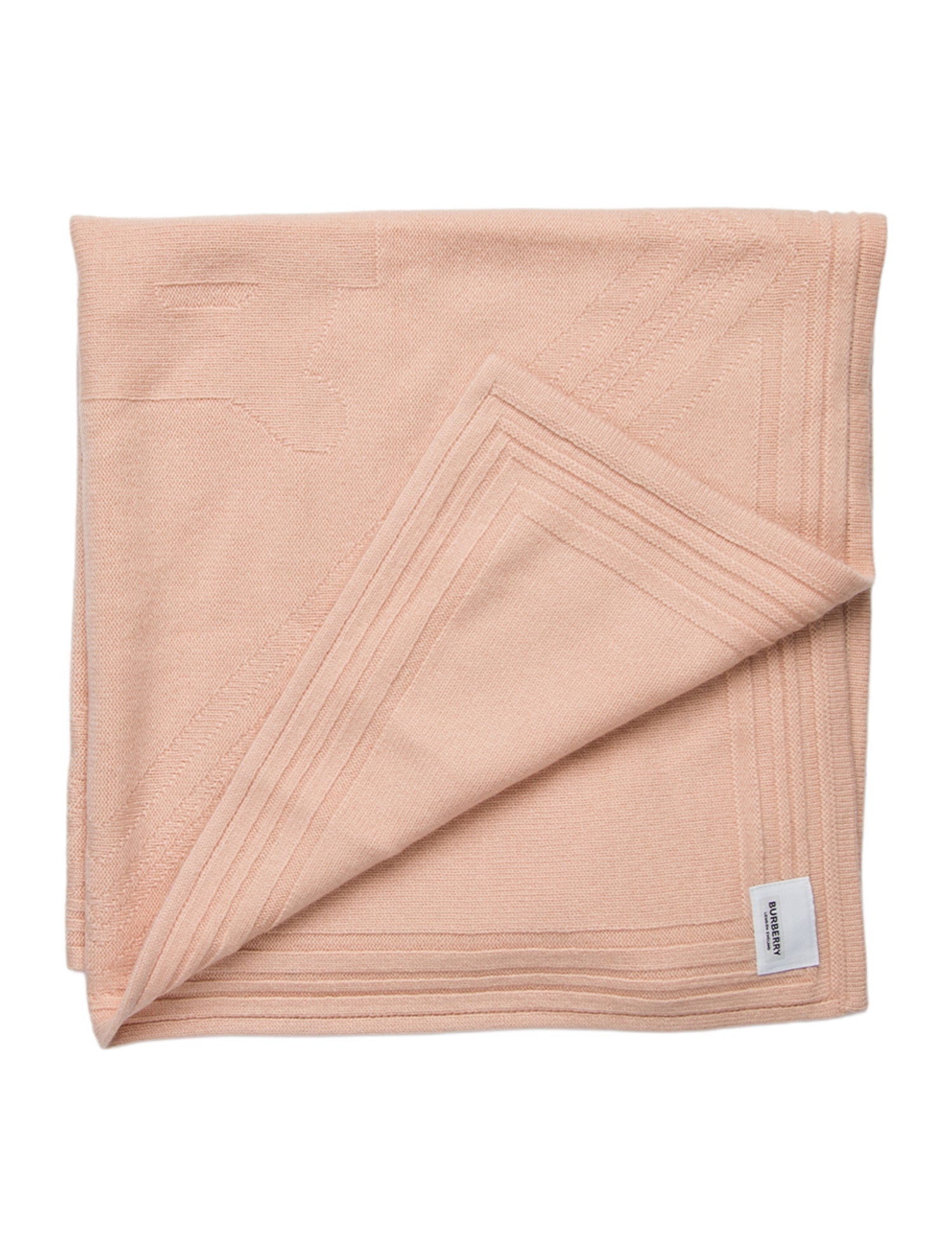 Burberry TB Diamond Cashmere Baby Blanket w/ Tags