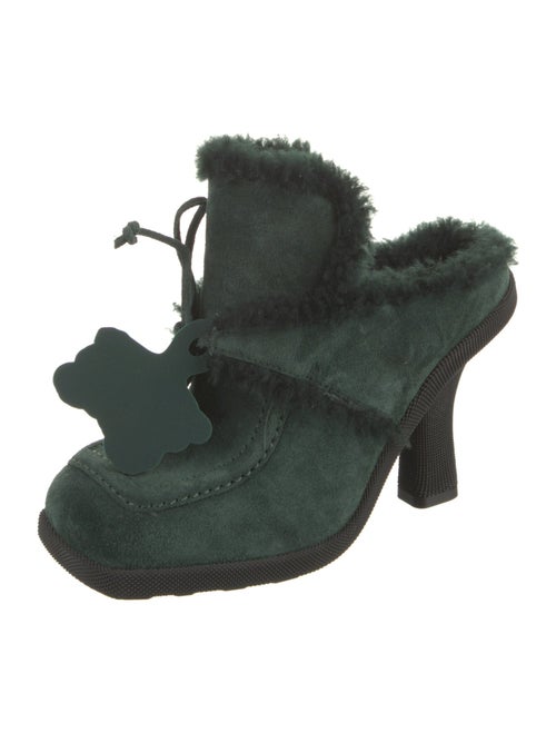 Burberry Suede Mules