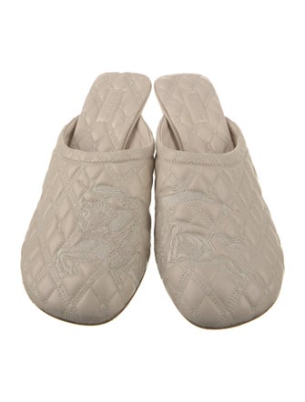 Burberry Leather Mules