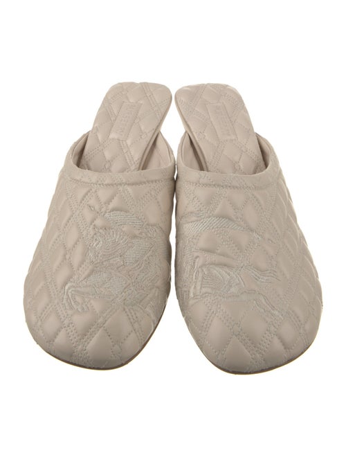 Burberry Leather Mules