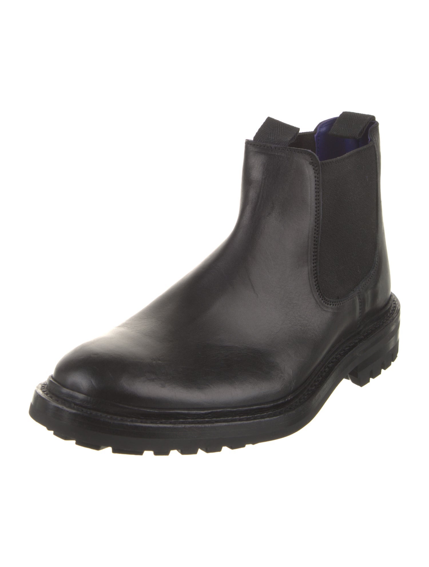 Burberry Leather Chelsea Boots