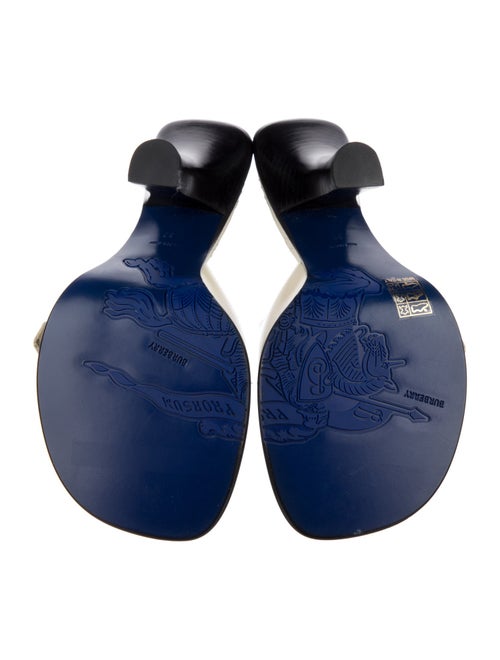 Burberry Leather Slides