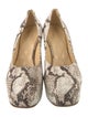 Burberry Snakeskin Animal Print Pumps
