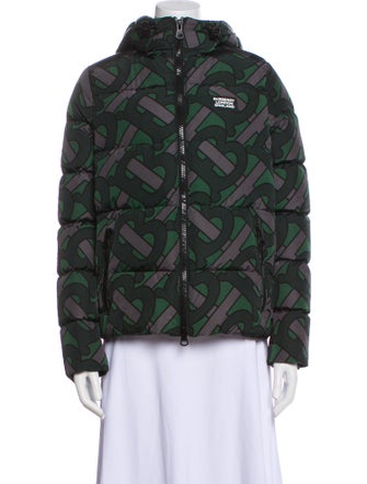 Burberry Printed Down Jacket