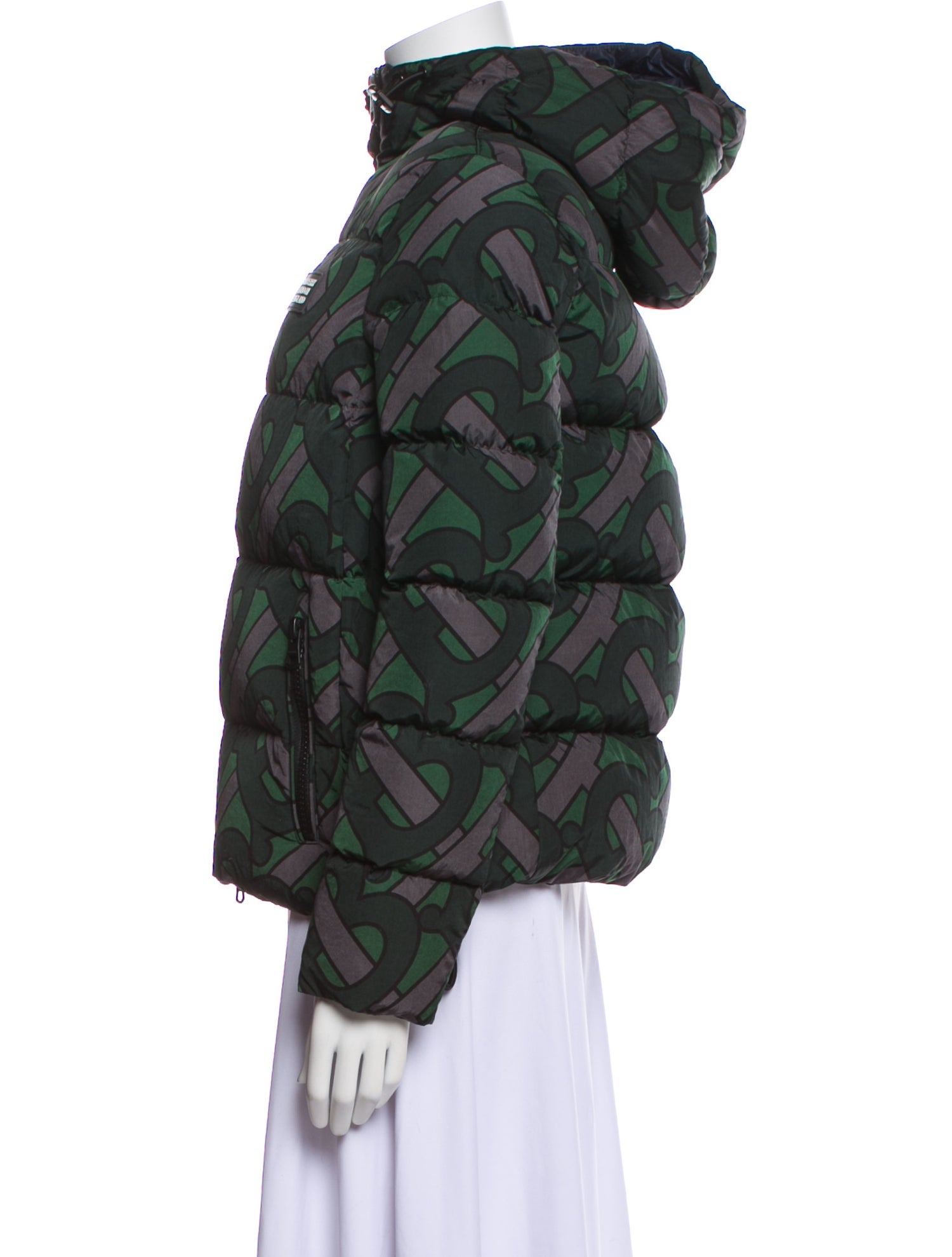 Burberry Printed Down Jacket