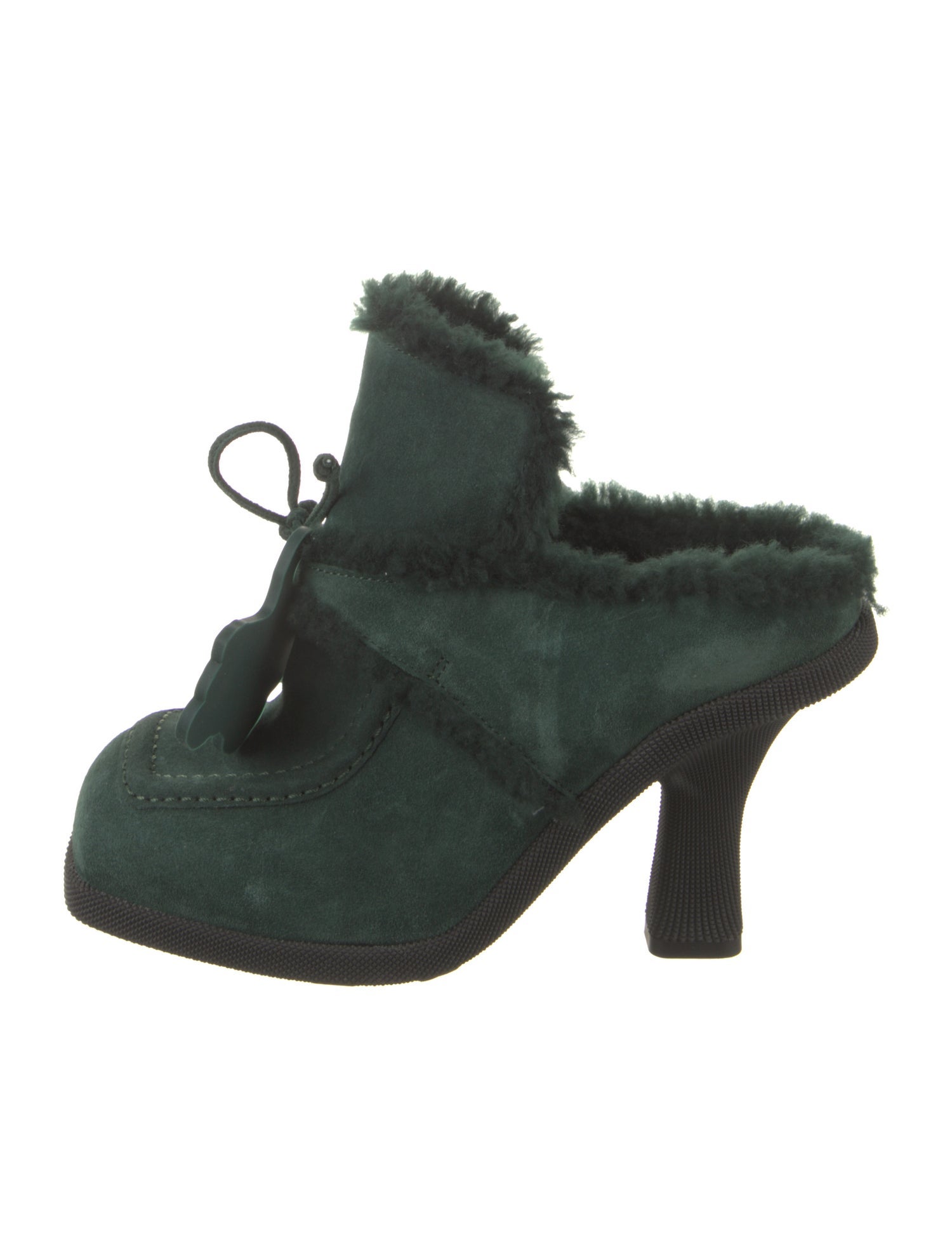 Burberry Suede Mules