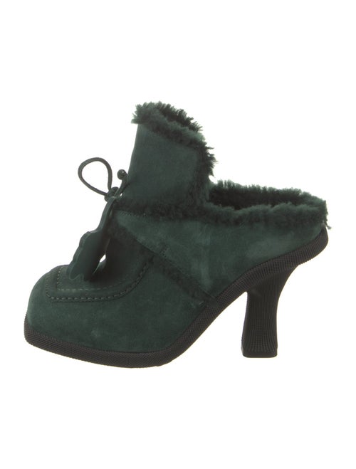 Burberry Suede Mules