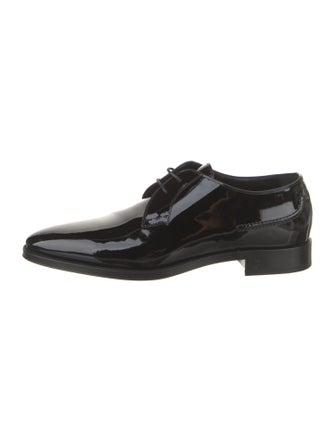 Burberry Patent Leather Derby Shoes