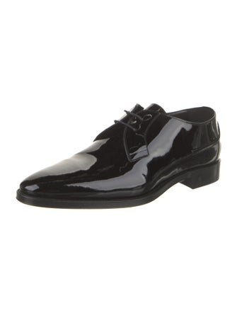 Burberry Patent Leather Derby Shoes
