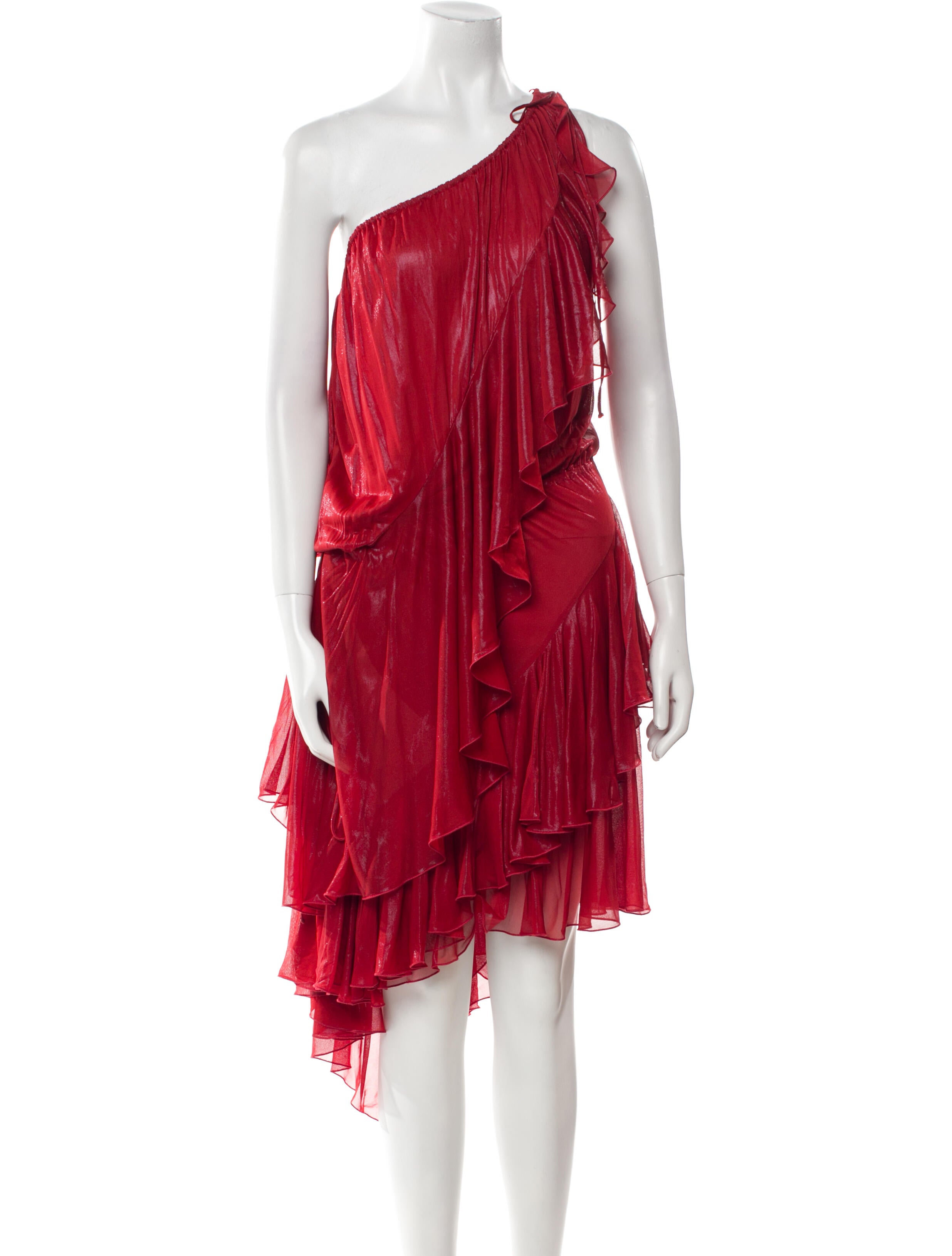 Burberry One-Shoulder Mini Dress w/ Tags