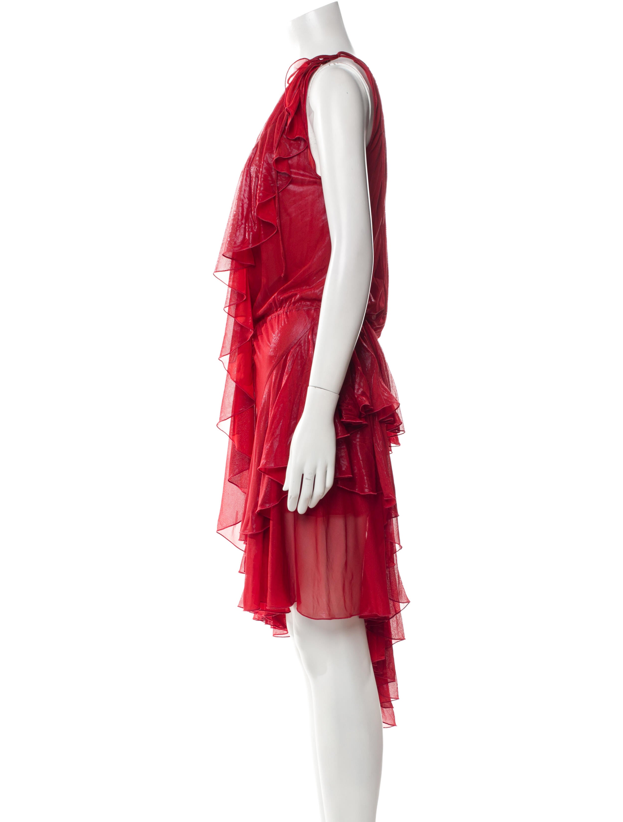 Burberry One-Shoulder Knee-Length Dress w/ Tags