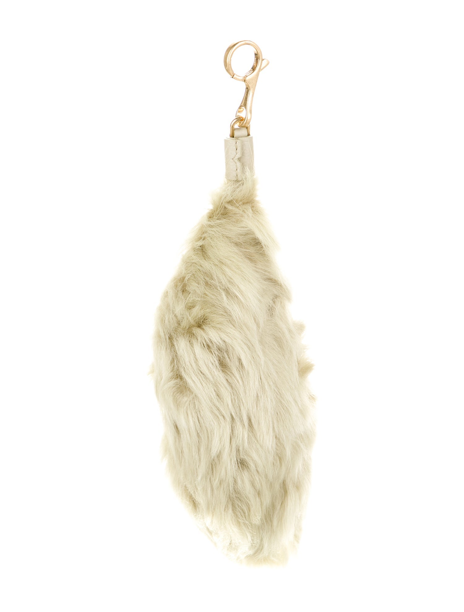 Burberry Shearling LS Tail Charm w/ Tags
