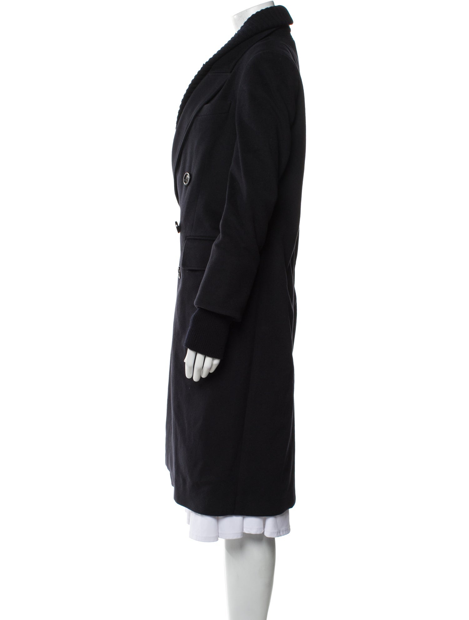 Burberry Cashmere Faux Fur Coat