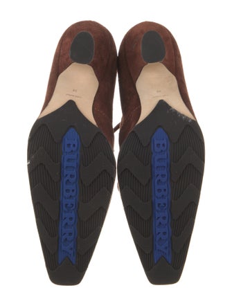 Burberry Suede Lace-Up Boots