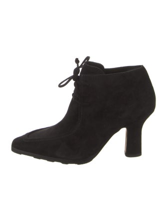 Burberry Suede Lace-Up Boots