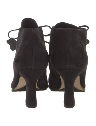 Burberry Suede Lace-Up Boots