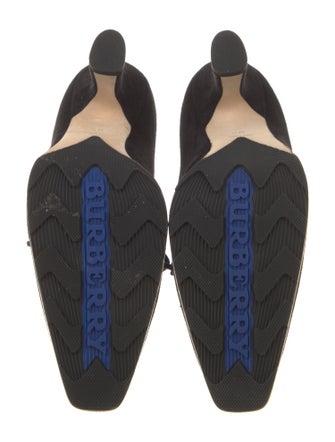 Burberry Suede Lace-Up Boots