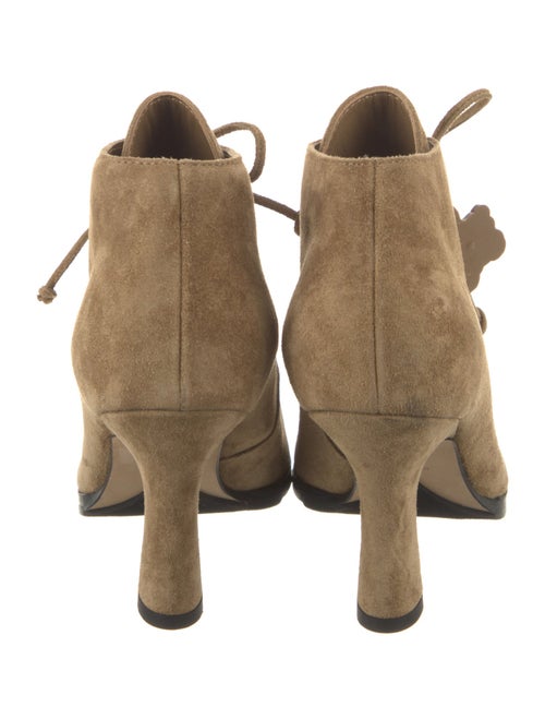 Burberry Suede Lace-Up Boots