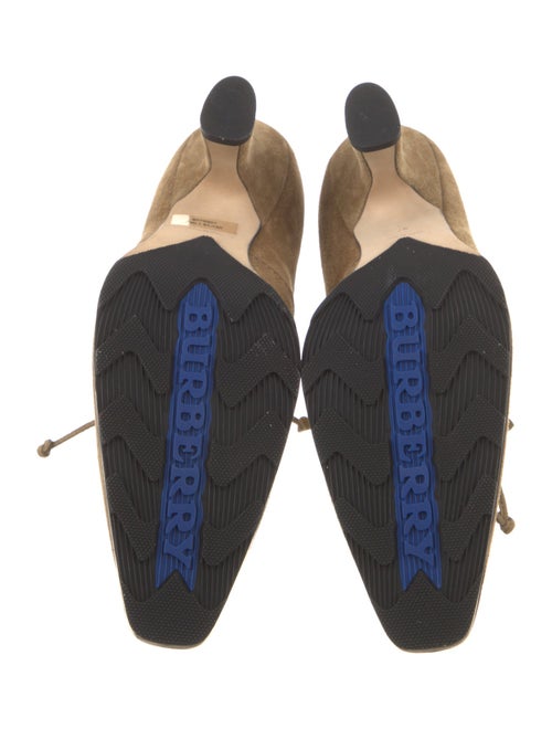 Burberry Suede Lace-Up Boots