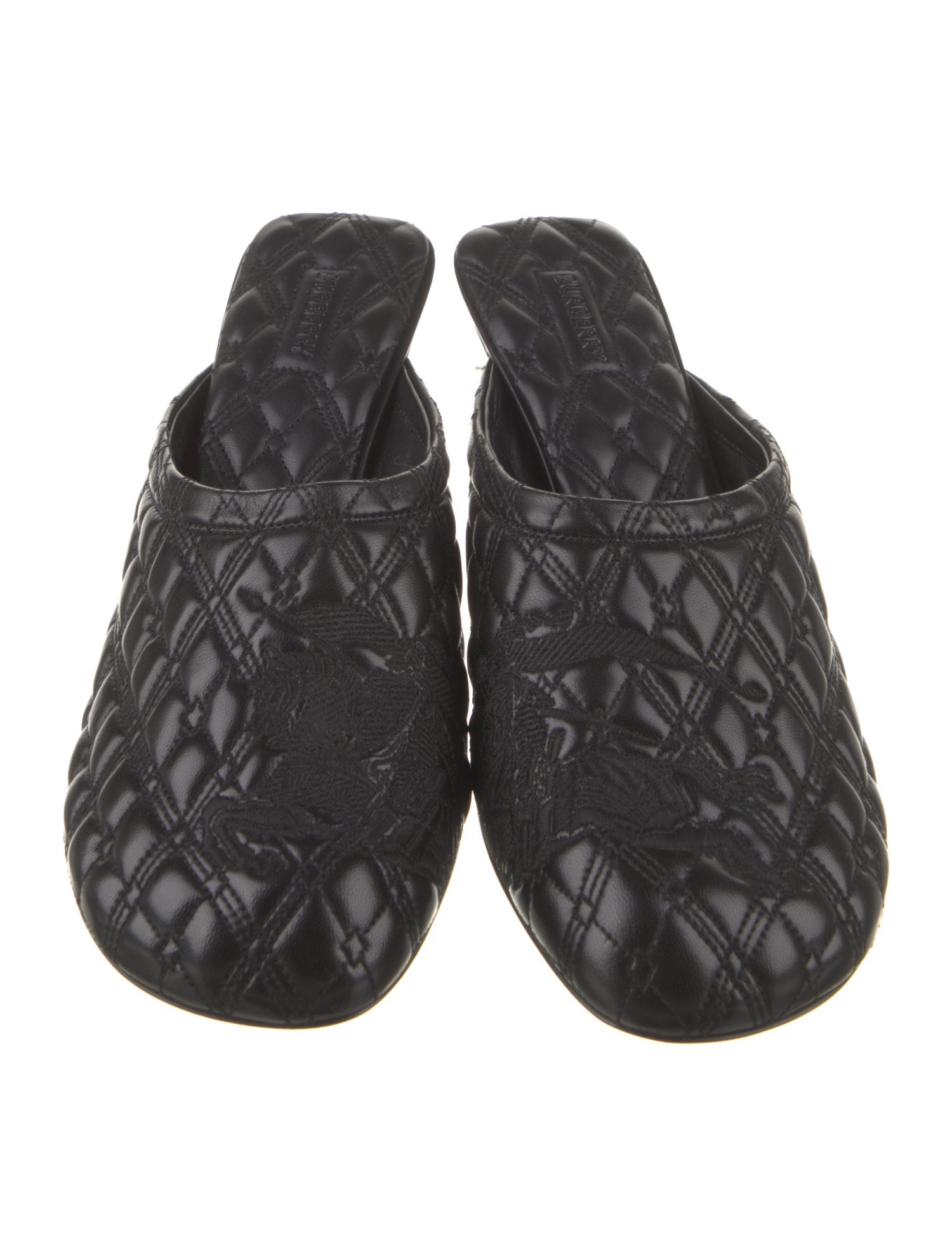 Burberry Leather Mules