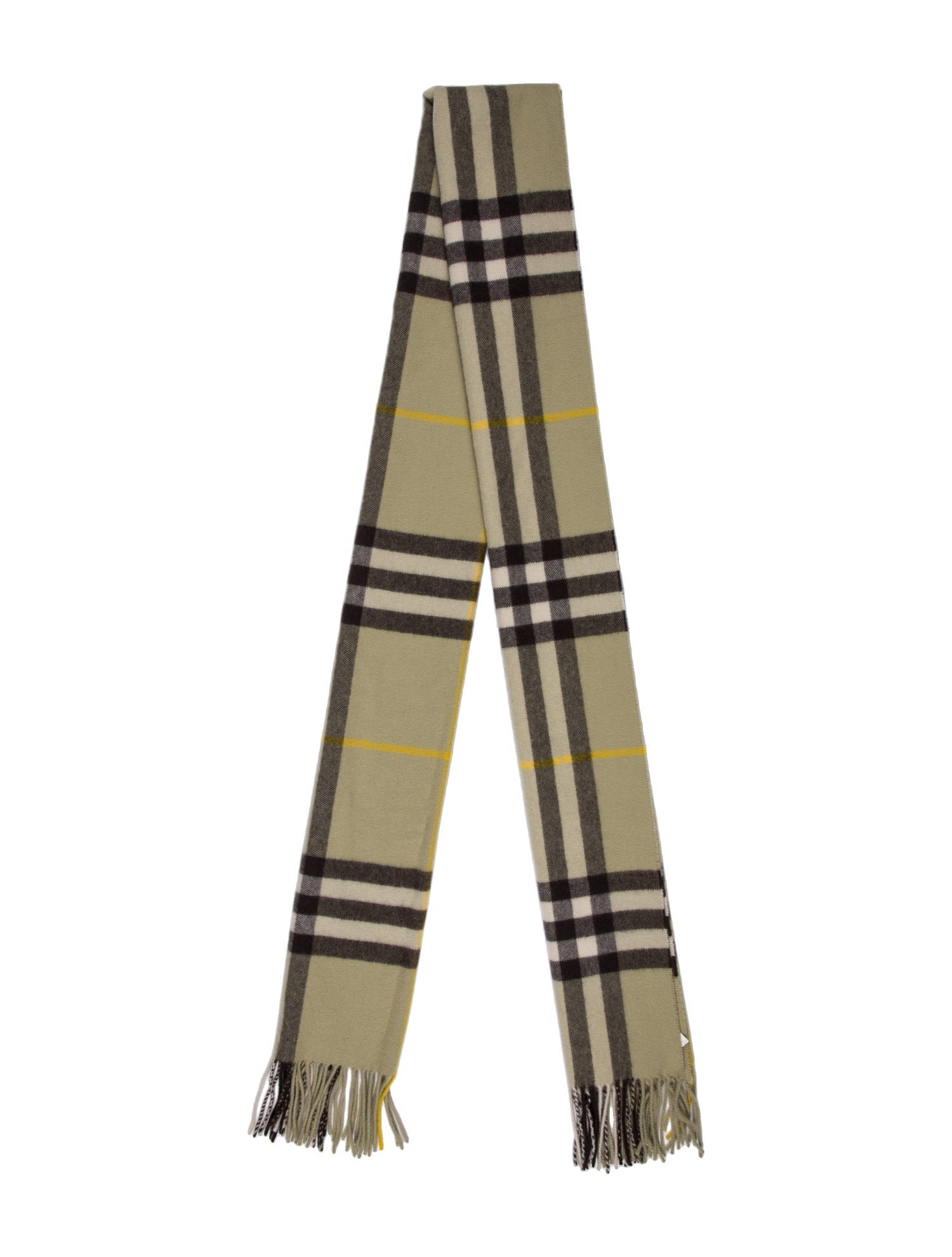Burberry Cashmere Striped Scarf w/ Tags