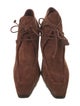 Burberry Suede Lace-Up Boots