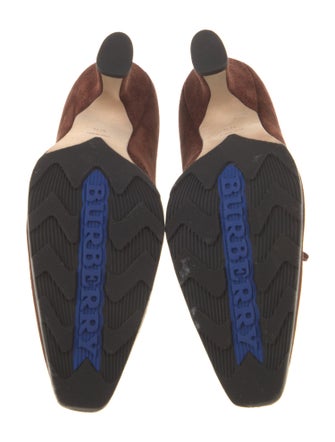 Burberry Suede Lace-Up Boots