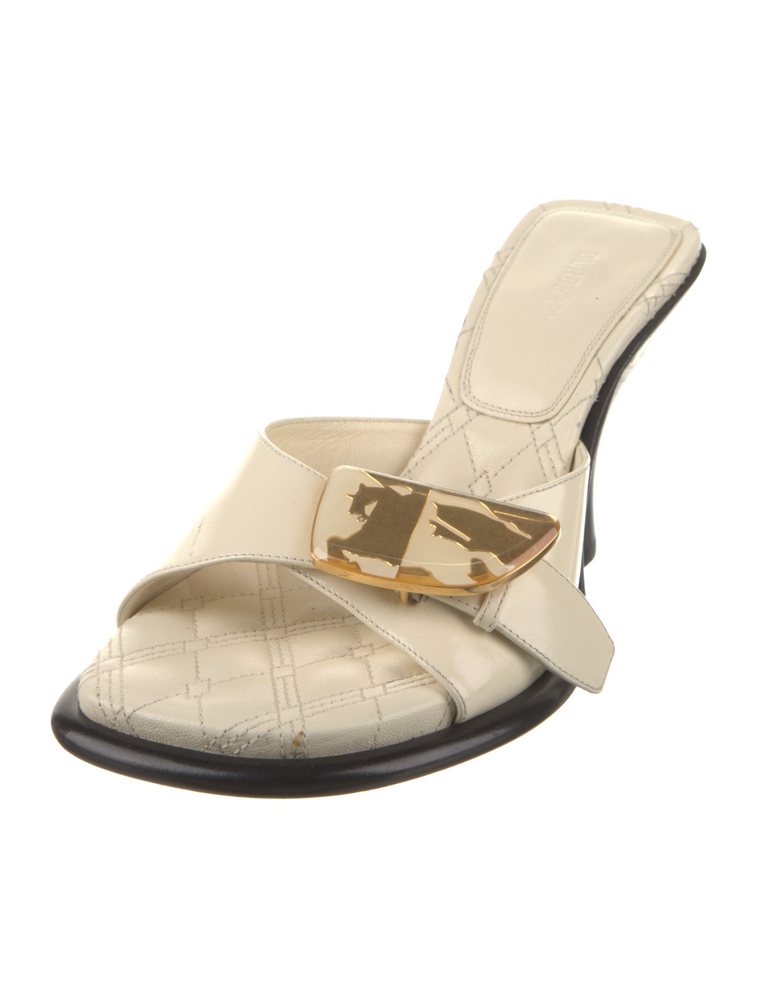 Burberry Leather Slides