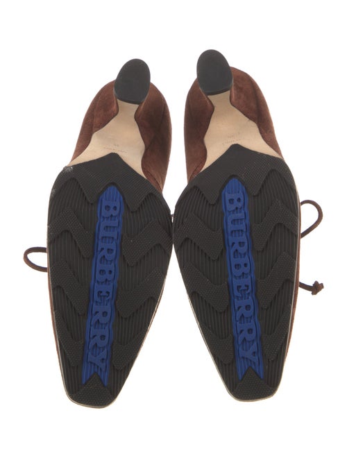 Burberry Suede Lace-Up Boots