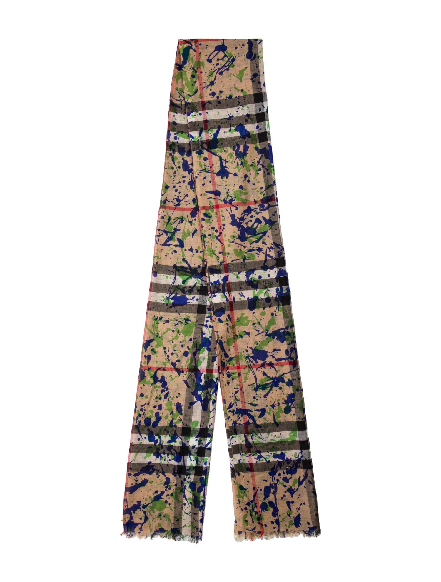 Burberry Wool Printed Scarf