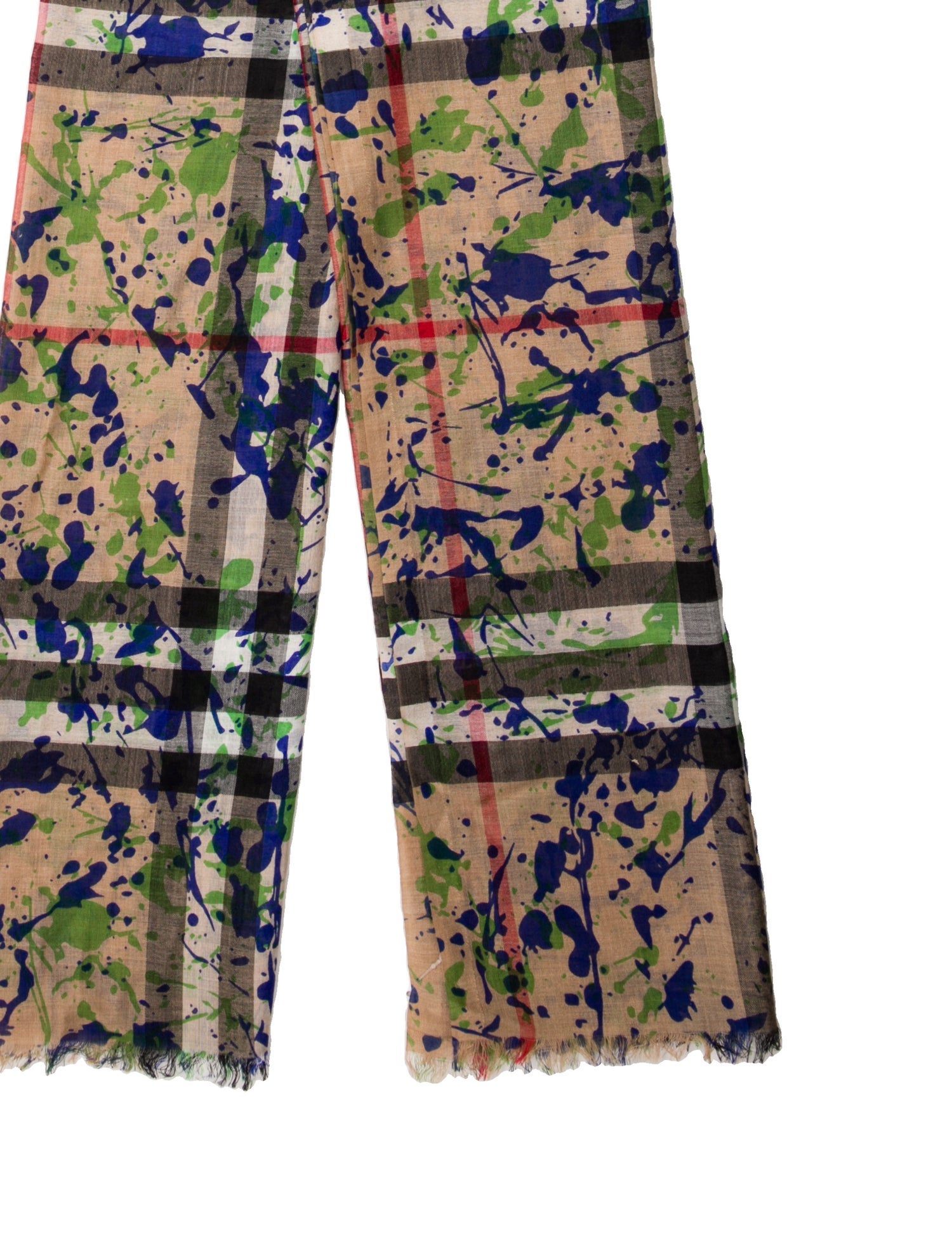 Burberry Wool Printed Scarf