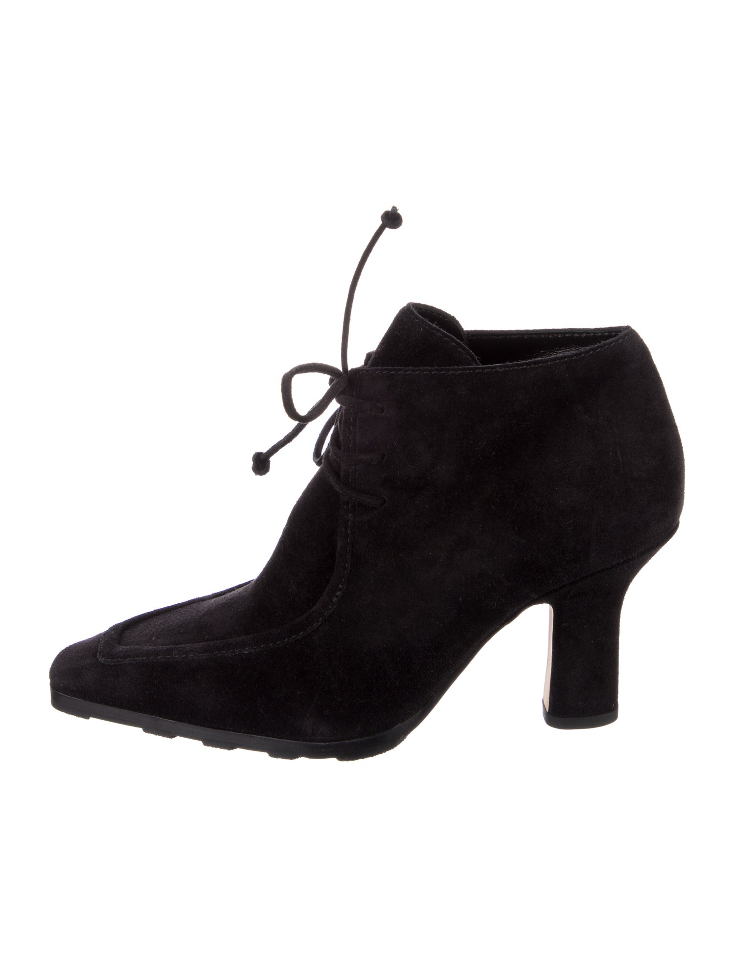 Burberry Suede Lace-Up Boots