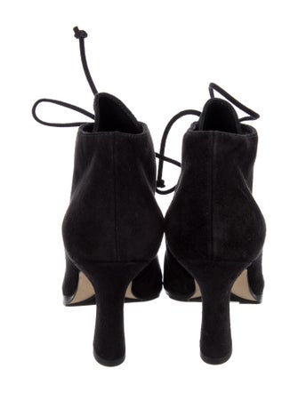 Burberry Suede Lace-Up Boots