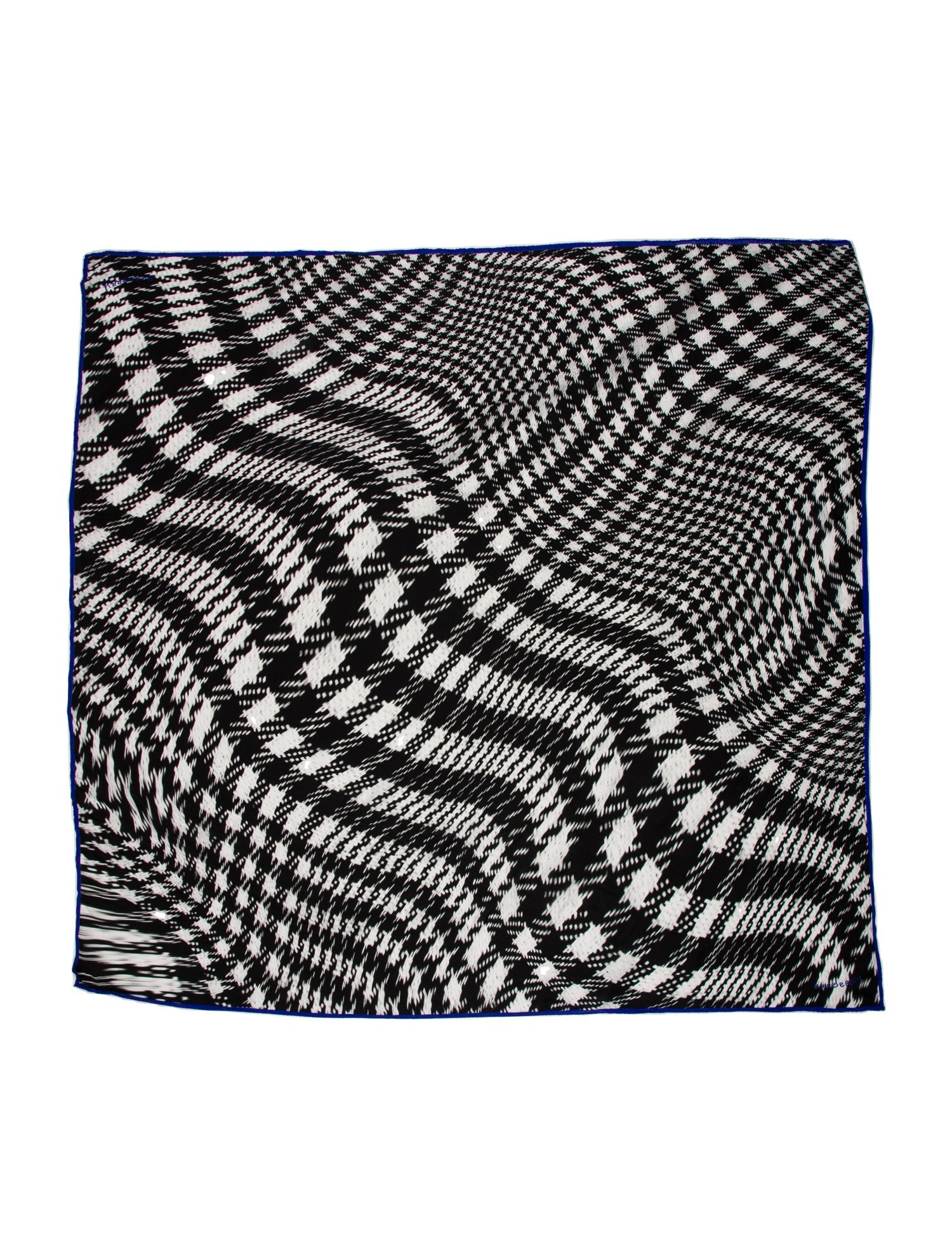 Burberry Silk Striped Scarf w/ Tags