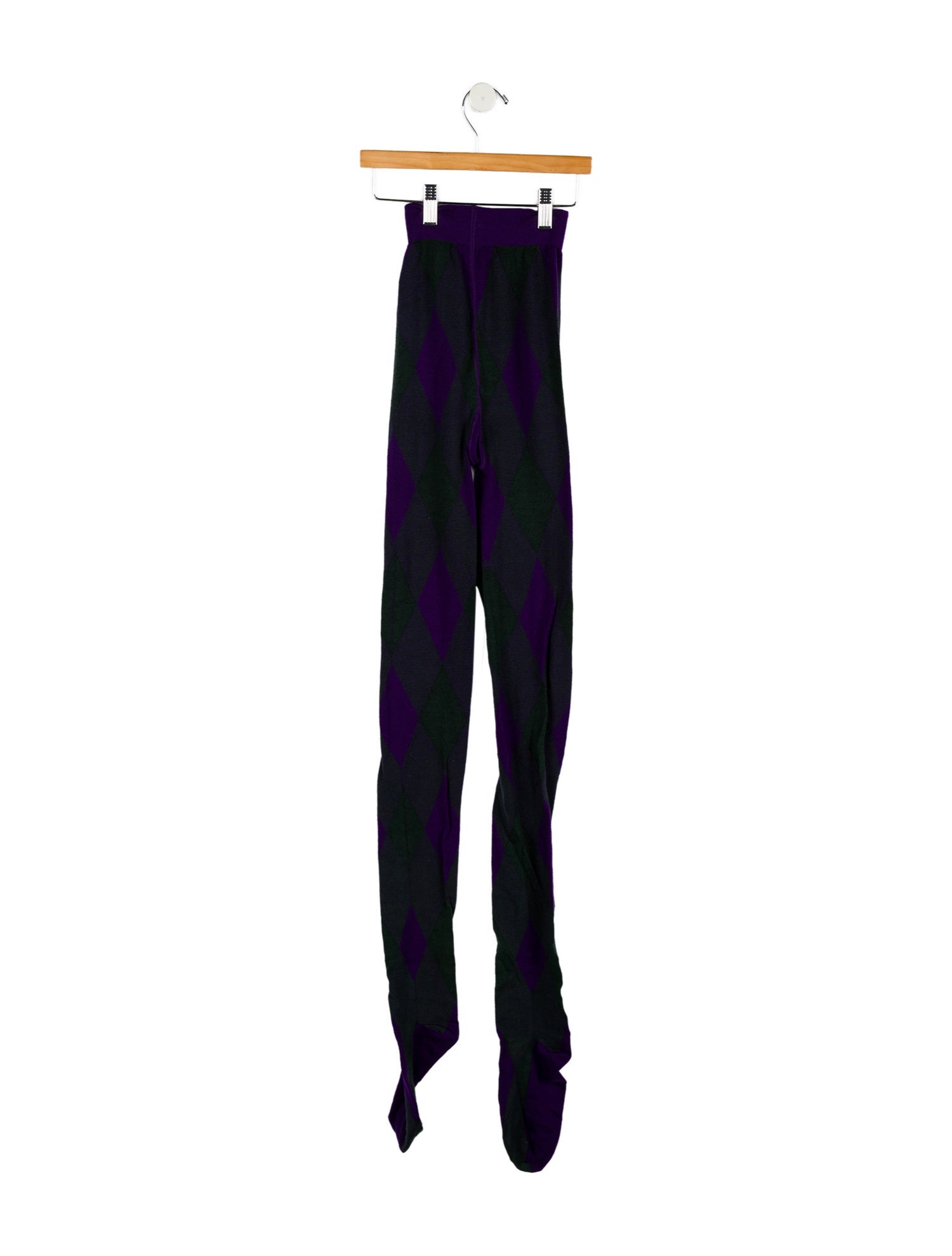 Burberry Girls' Wool Printed Tights w/Tags