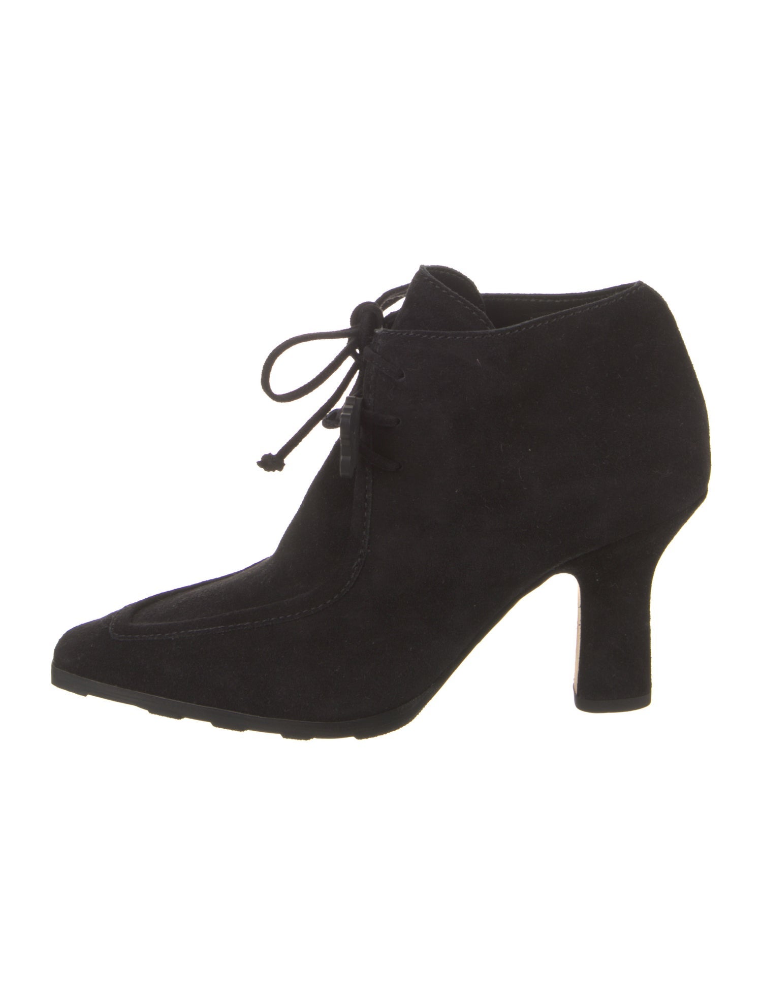 Burberry Suede Lace-Up Boots