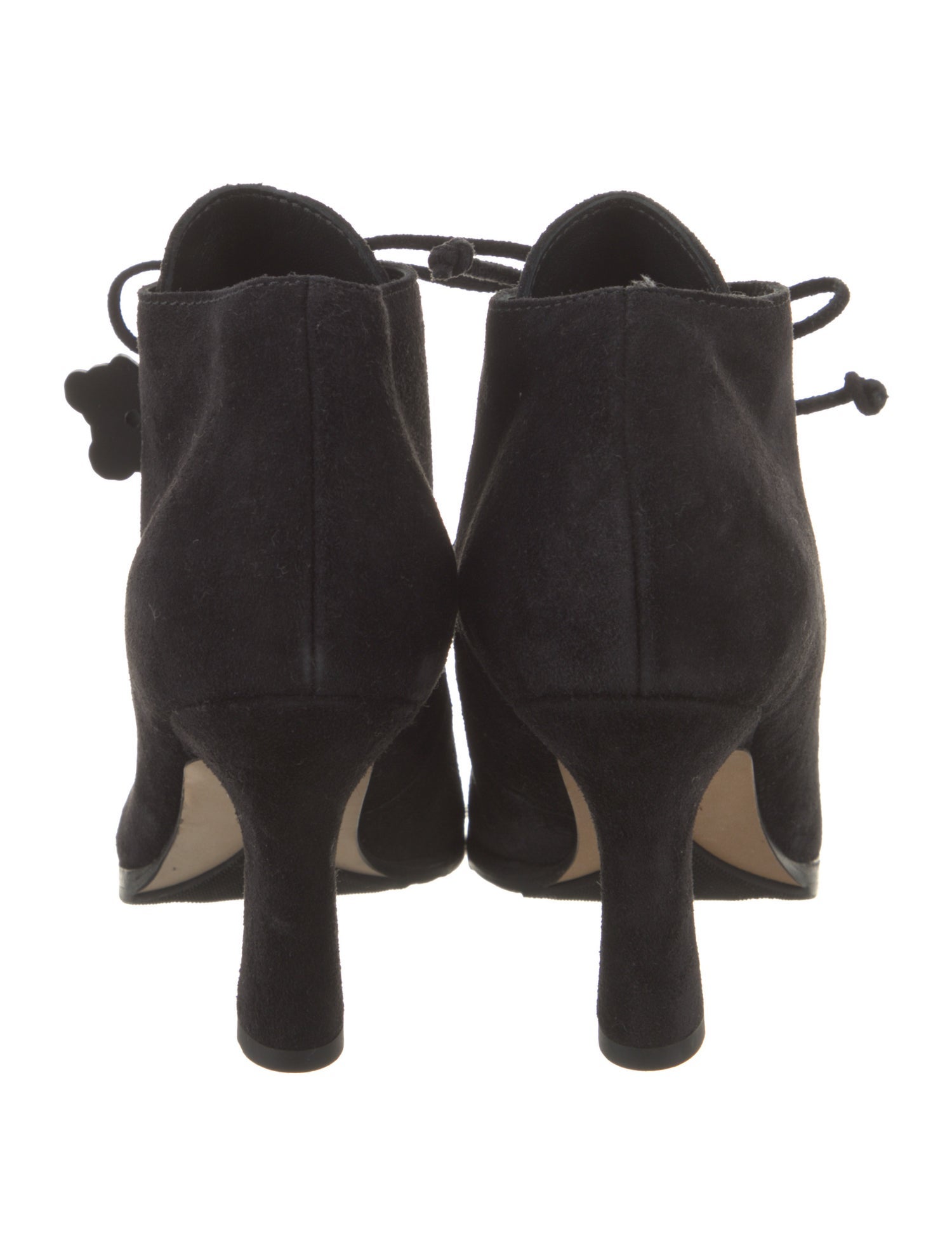 Burberry Suede Lace-Up Boots