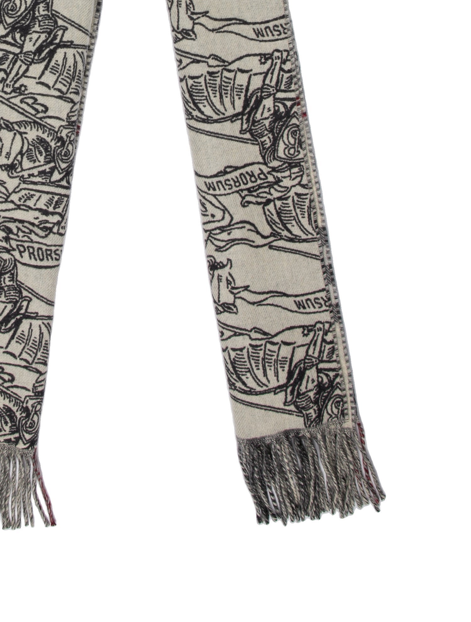 Burberry Cashmere Printed Scarf w/ Tags