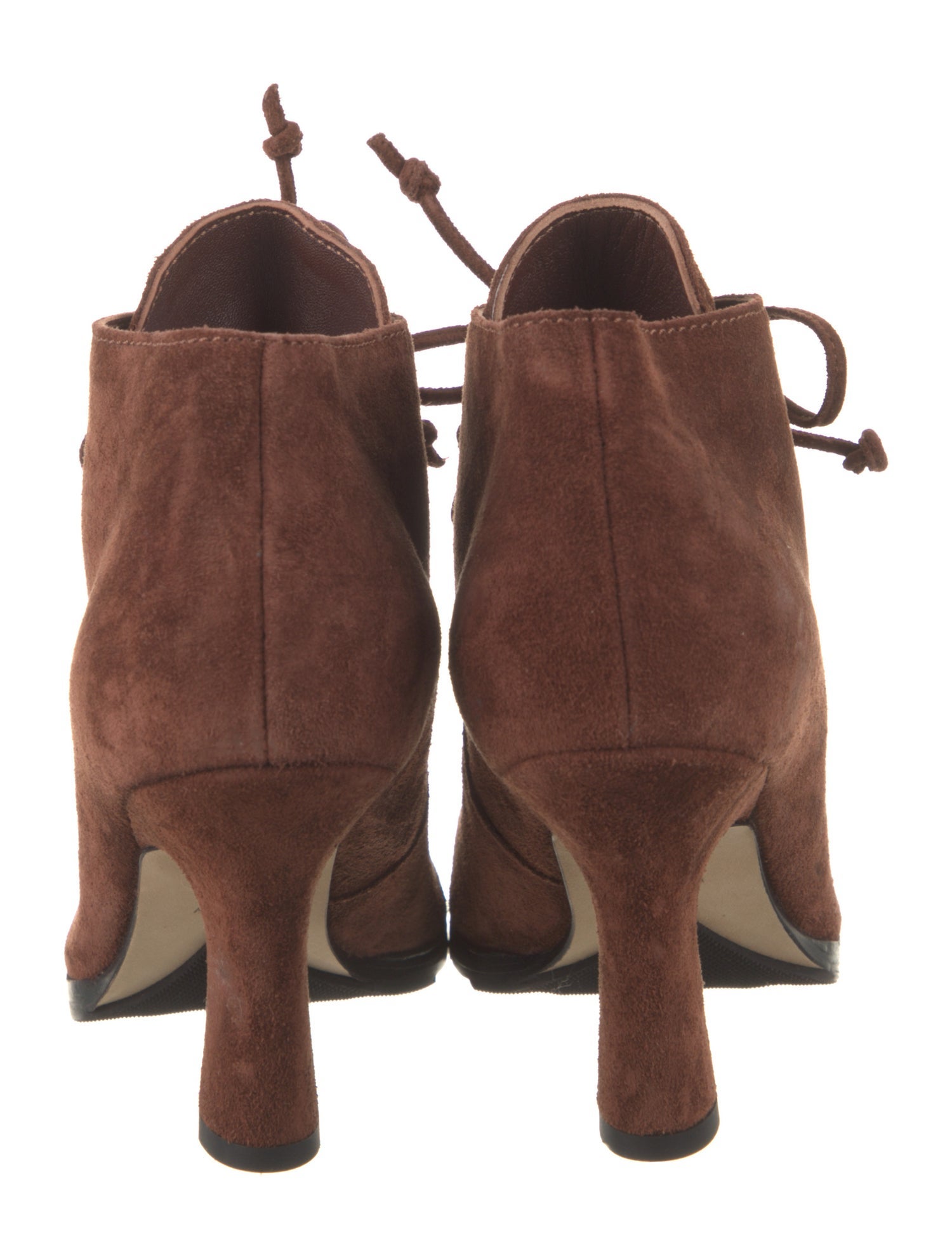 Burberry Suede Lace-Up Boots